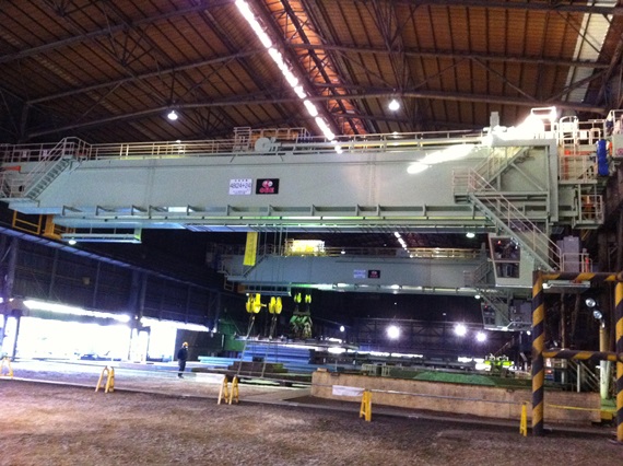 48(24+24)t×33.3m Overhead Crane