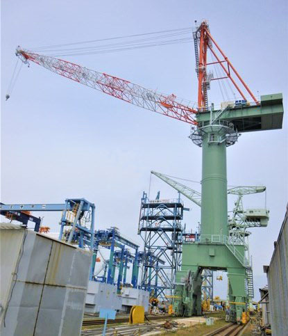 SHIPBUILDING CRANES