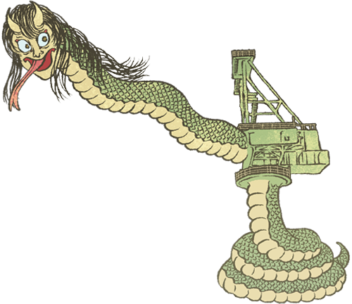 画像：塔型クレーン